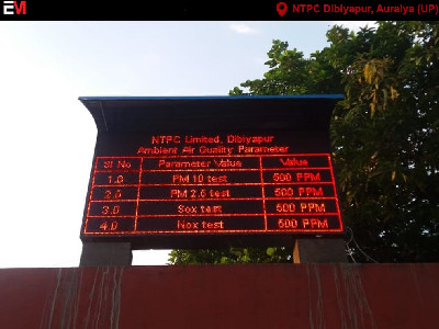 Environmental Data Display Board